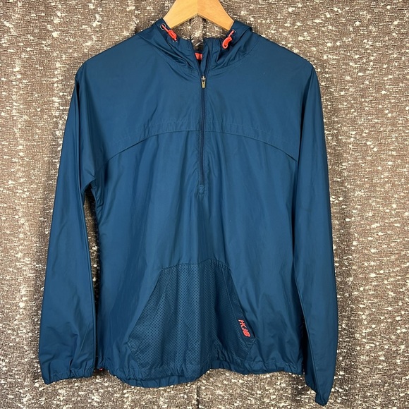 New Balance Heidi Klum Womens Small Blue 1/4 Zip Lightweight Hoodie - Picture 1 of 11